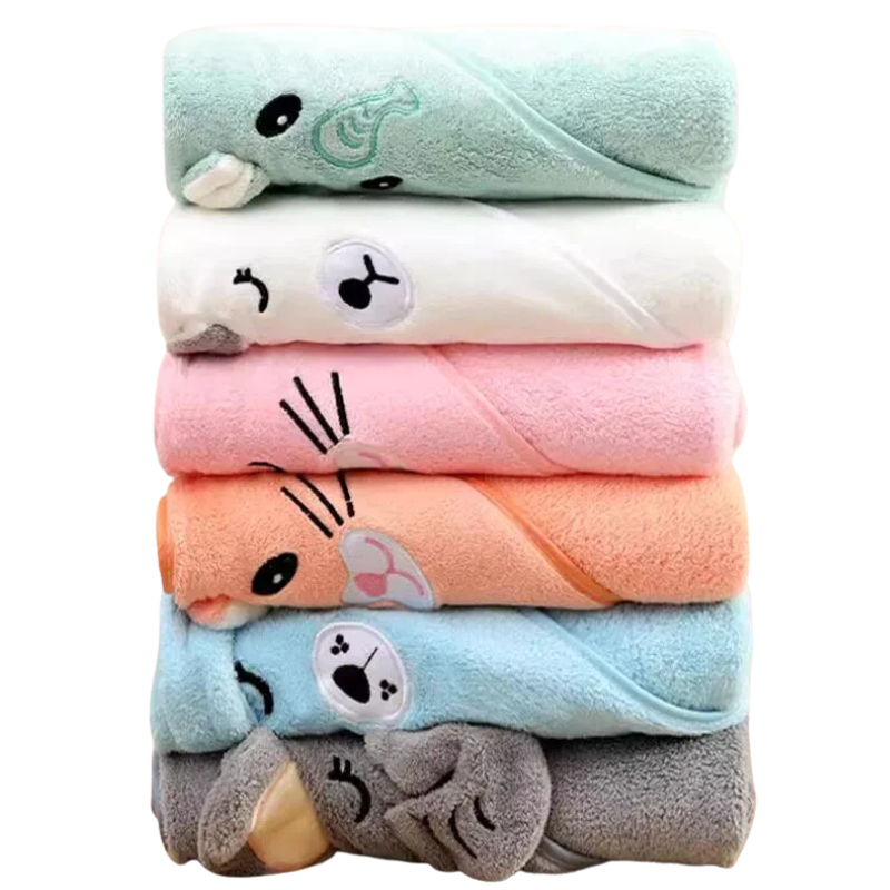 Ultra-Soft Baby Bath Towel & Swaddle Blanket