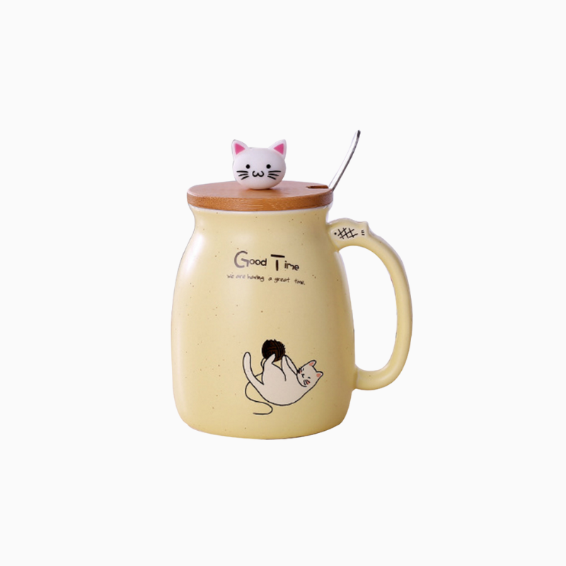 Adorable Cat Mug Set