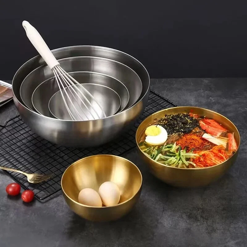 Premium Korean Steel Mixing Bowls