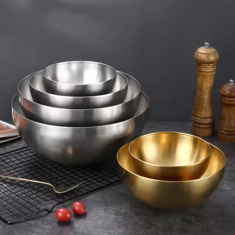 Premium Korean Steel Mixing Bowls