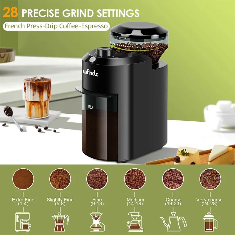 Wancle Precision Burr Coffee Grinder