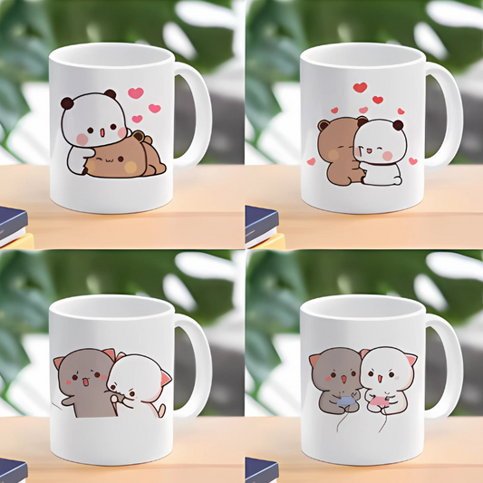 Bubu and Dudu Panda Bear Mugs