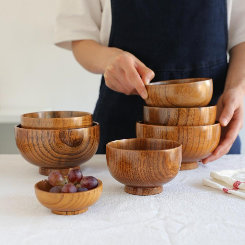 Handcrafted Sour Jujube Wooden Bowl