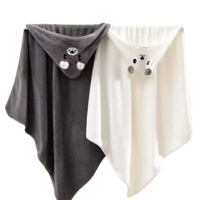 Ultra-Soft Baby Bath Towel & Swaddle Blanket