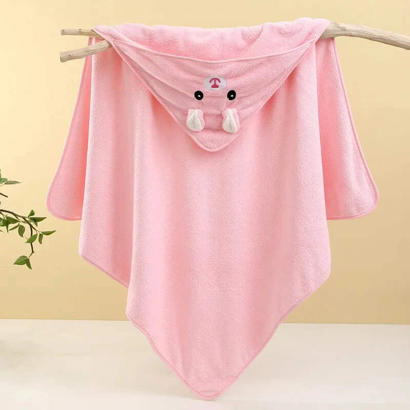Ultra-Soft Baby Bath Towel & Swaddle Blanket
