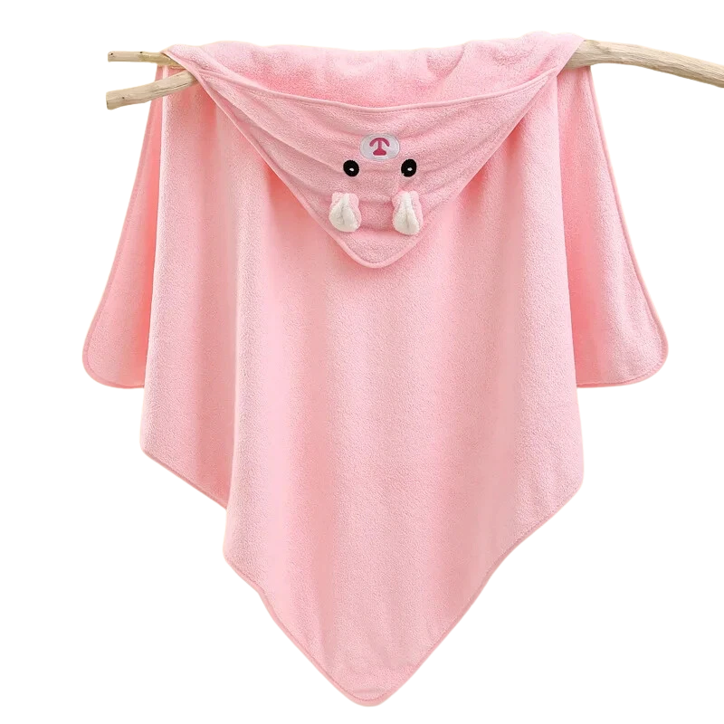 Ultra-Soft Baby Bath Towel & Swaddle Blanket