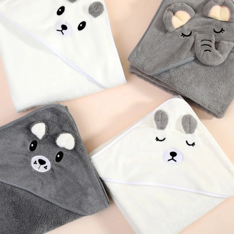 Ultra-Soft Baby Bath Towel & Swaddle Blanket