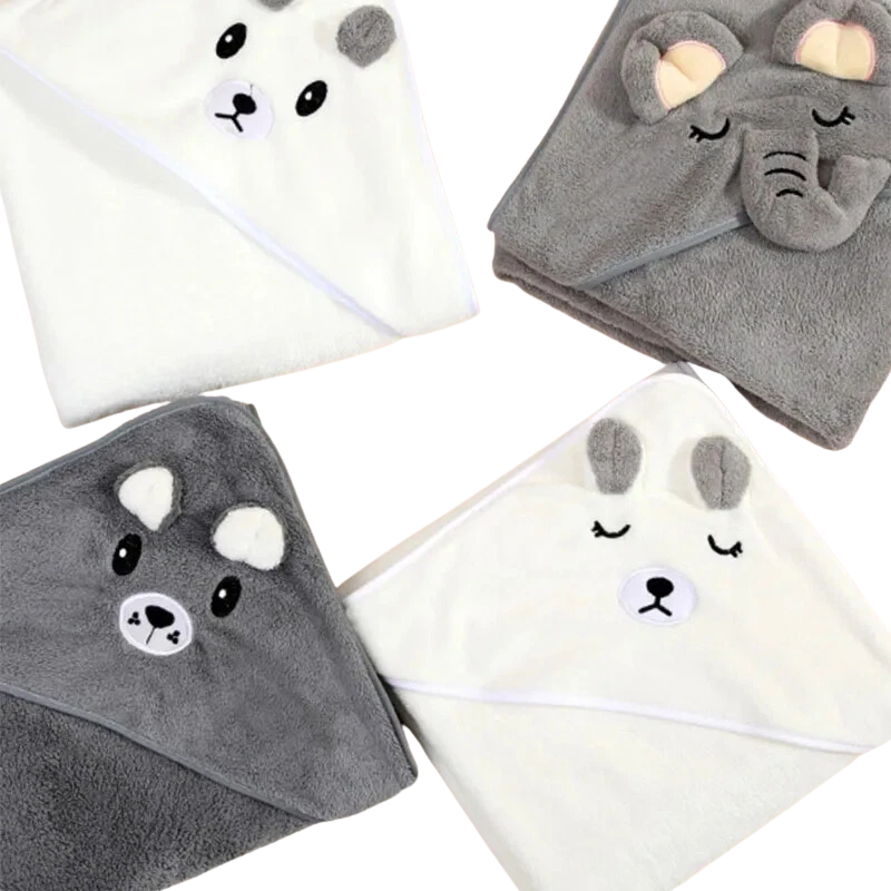 Ultra-Soft Baby Bath Towel & Swaddle Blanket