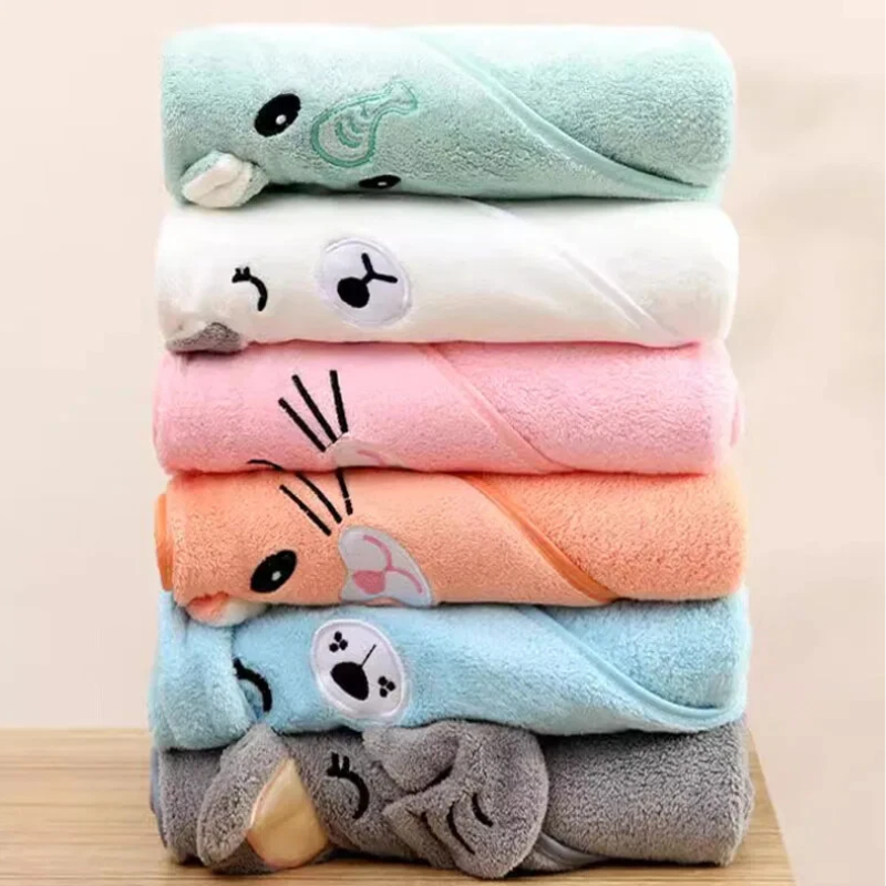 Ultra-Soft Baby Bath Towel & Swaddle Blanket