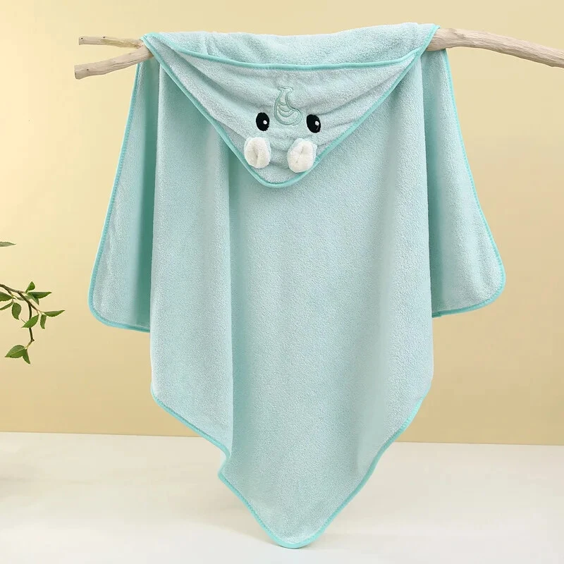 Ultra-Soft Baby Bath Towel & Swaddle Blanket
