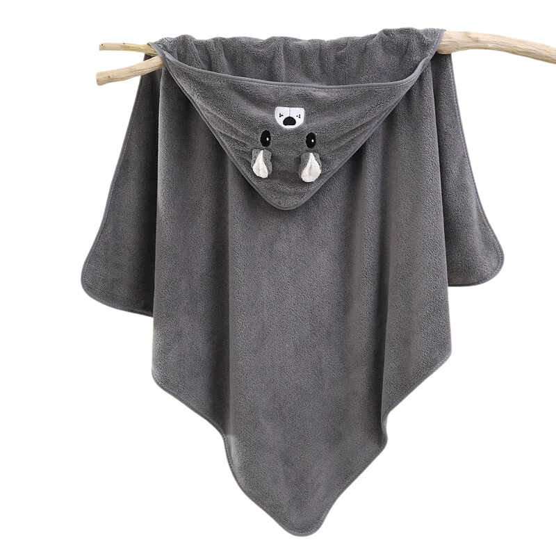 Ultra-Soft Baby Bath Towel & Swaddle Blanket