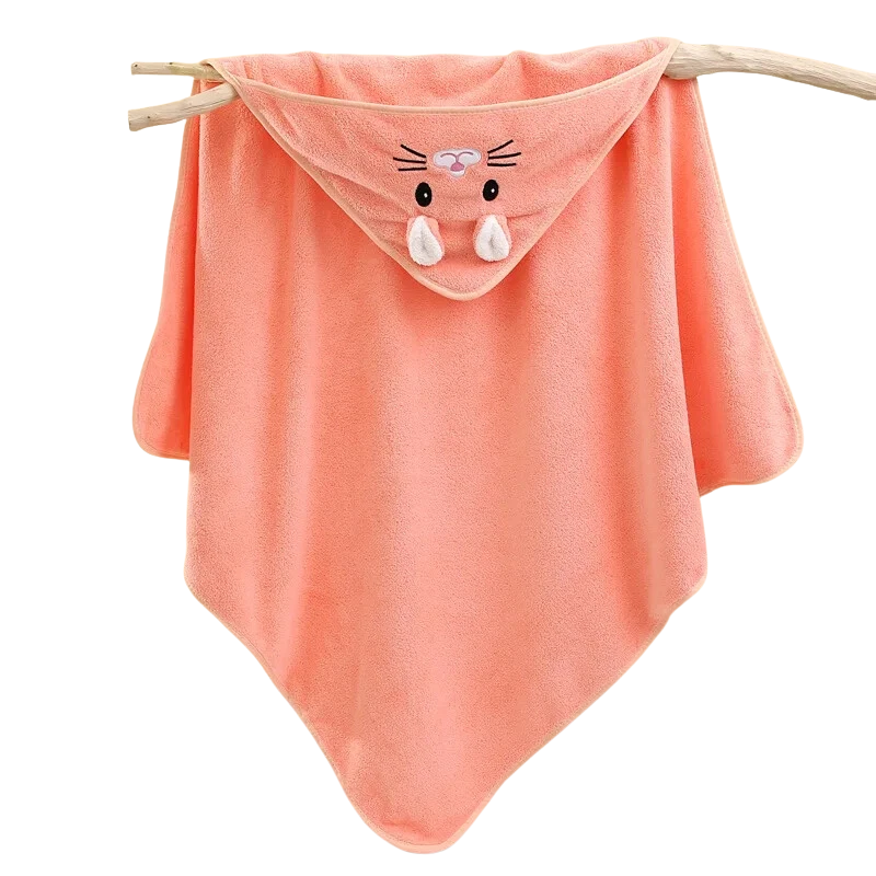 Ultra-Soft Baby Bath Towel & Swaddle Blanket