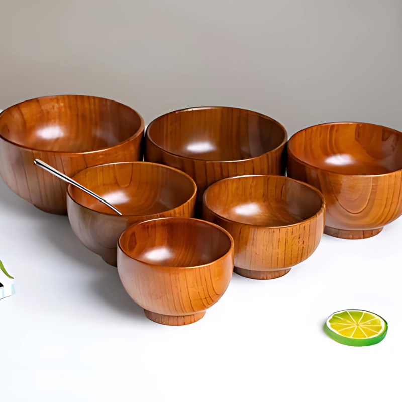 Handcrafted Sour Jujube Wooden Bowl