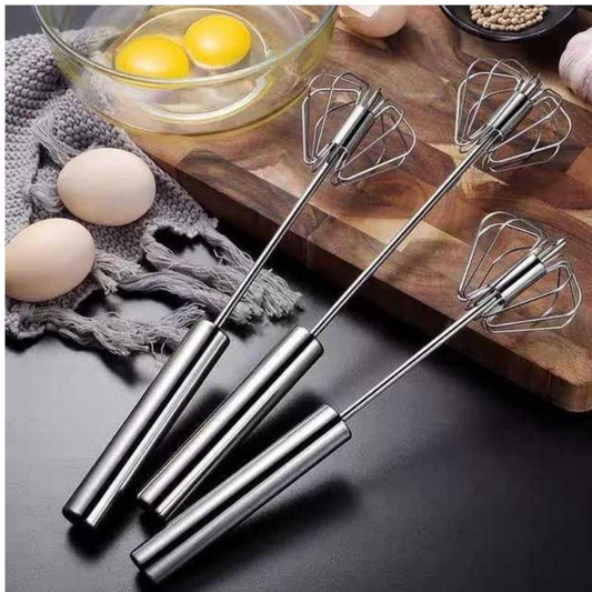 Semi-Automatic Stainless Steel Egg Beater