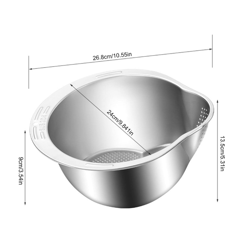 Premium Stainless Steel Rice Washer