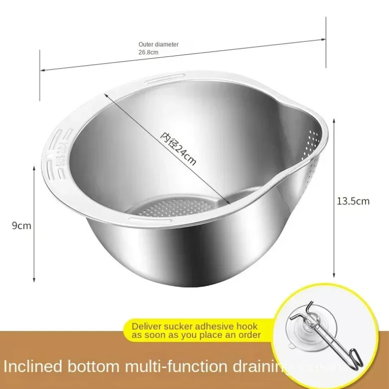Premium Stainless Steel Rice Washer
