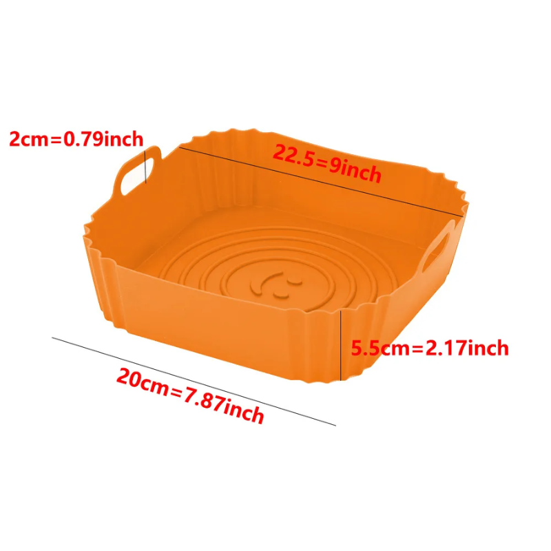 Reusable Silicone Air Fryer Basket