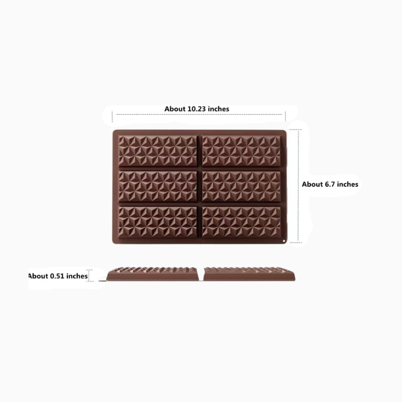Premium Silicone Chocolate Bar Mold