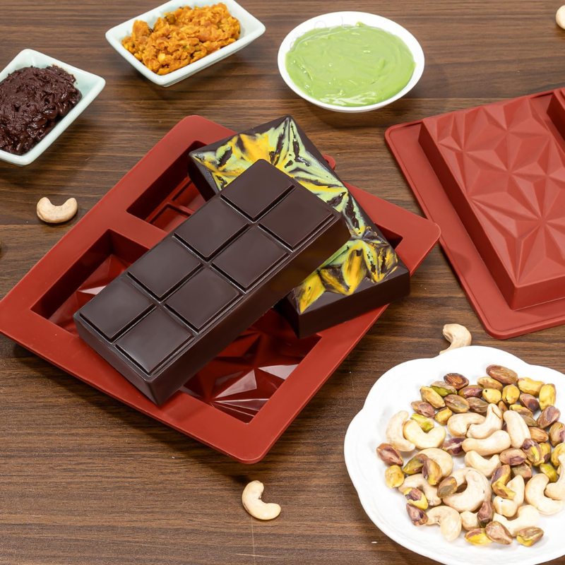 Premium Silicone Chocolate Bar Mold
