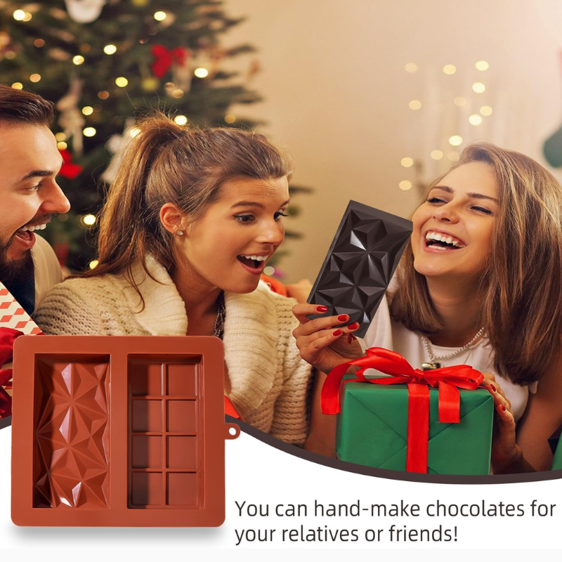 Premium Silicone Chocolate Bar Mold