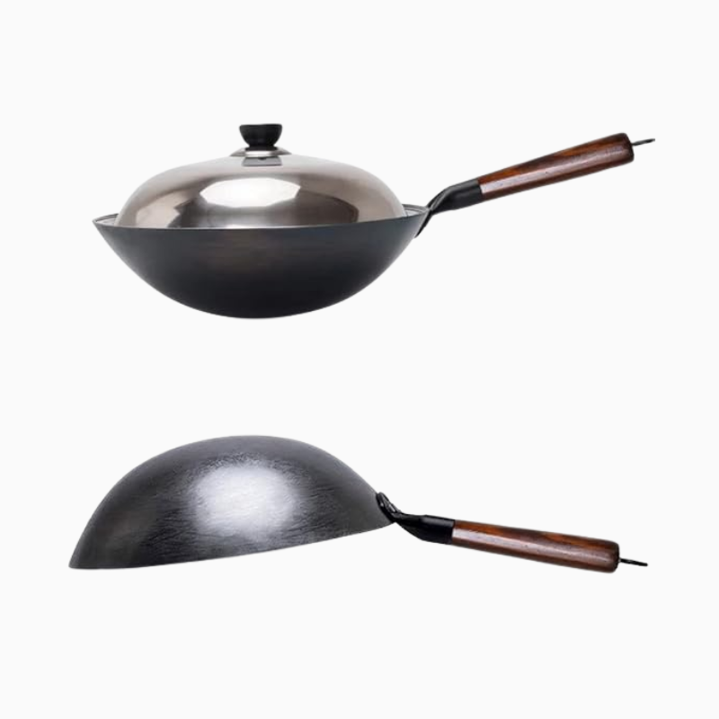 Hand-Forged Carbon Steel Wok