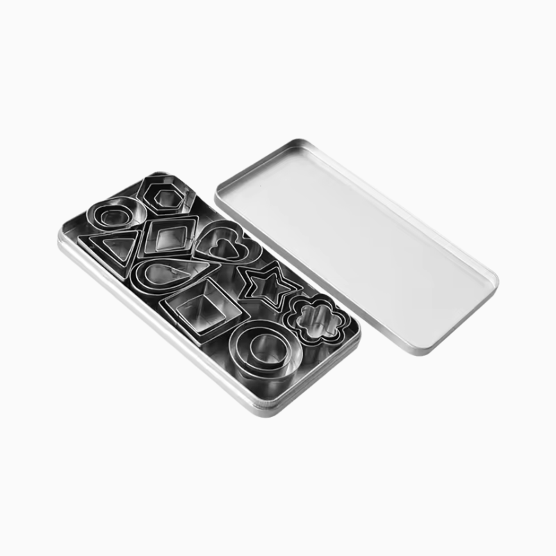 30-Piece Stainless Steel Cookie Cutter Set