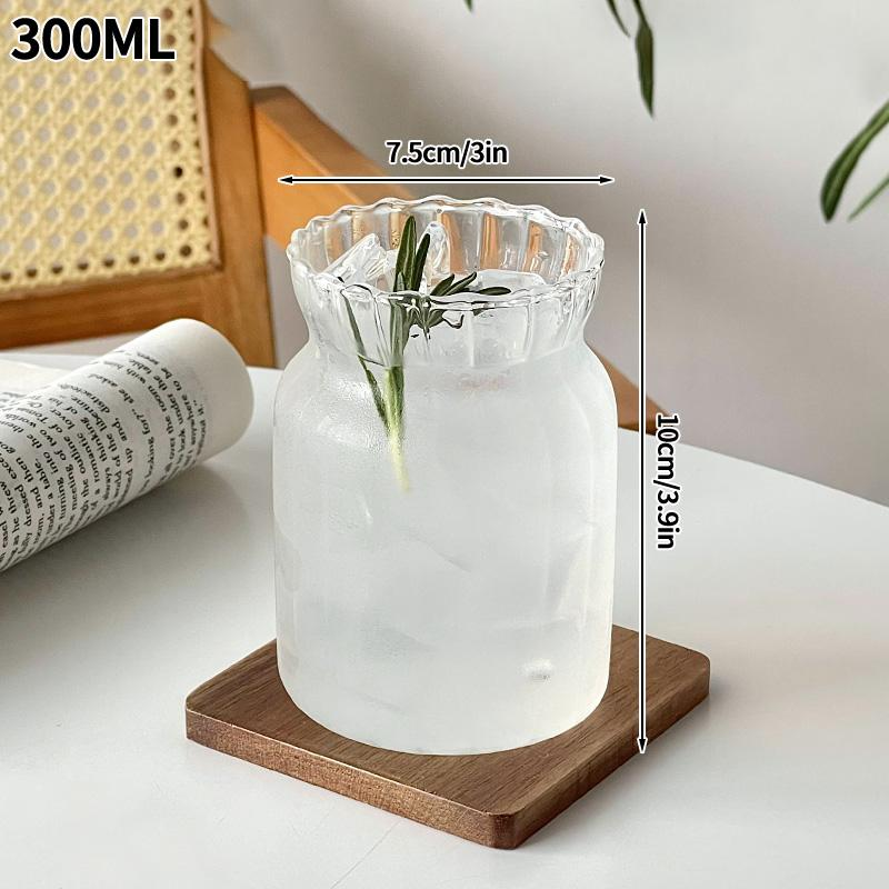 Wave Glass Tumbler – Artistic Drinkware
