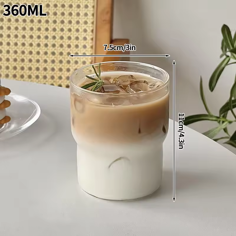 Wave Glass Tumbler – Artistic Drinkware