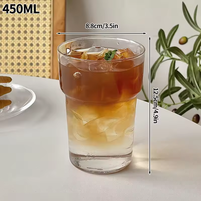 Wave Glass Tumbler – Artistic Drinkware