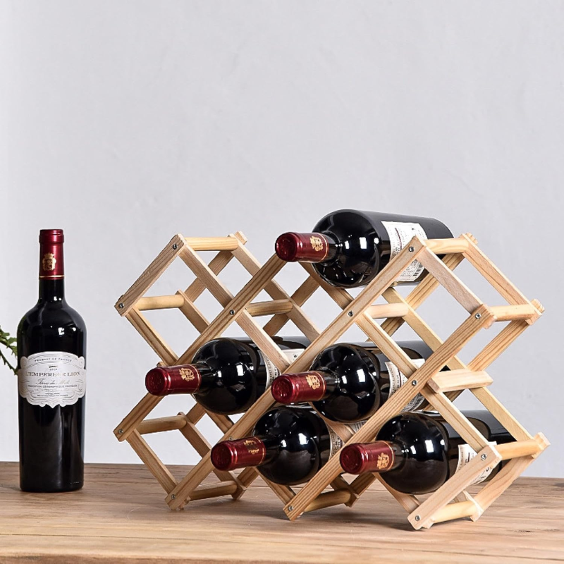 VinoHives Stackable Wine Shelves