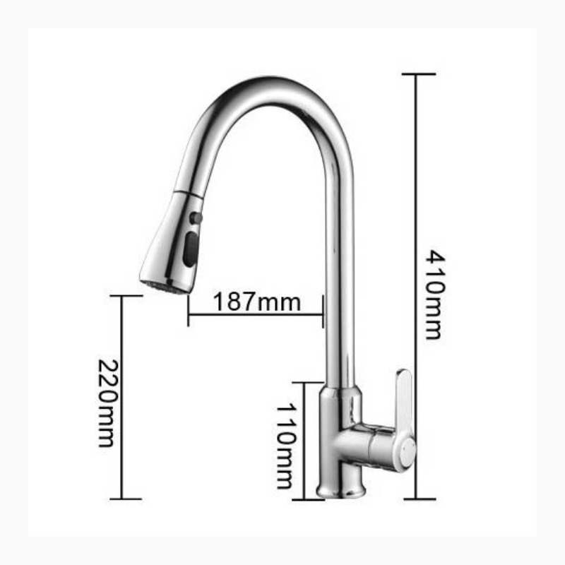 Professional Pull-Down Kitchen Faucet