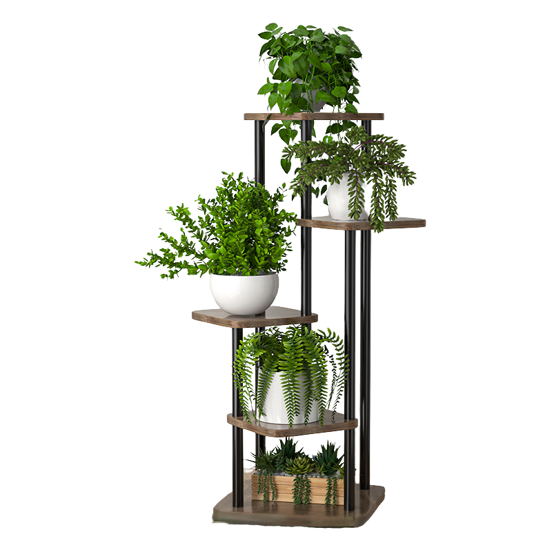 Multi-Tier Iron Display Shelf