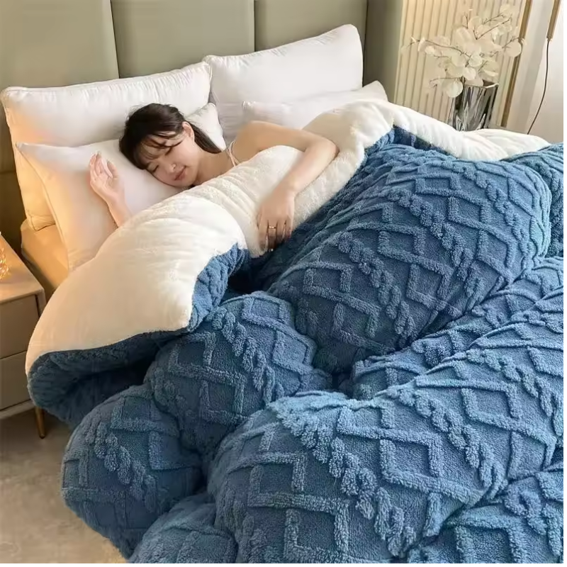 Premium Dual-Sided Cashmere-Like Blanket