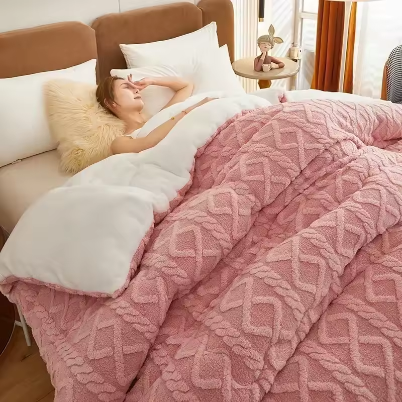 Premium Dual-Sided Cashmere-Like Blanket